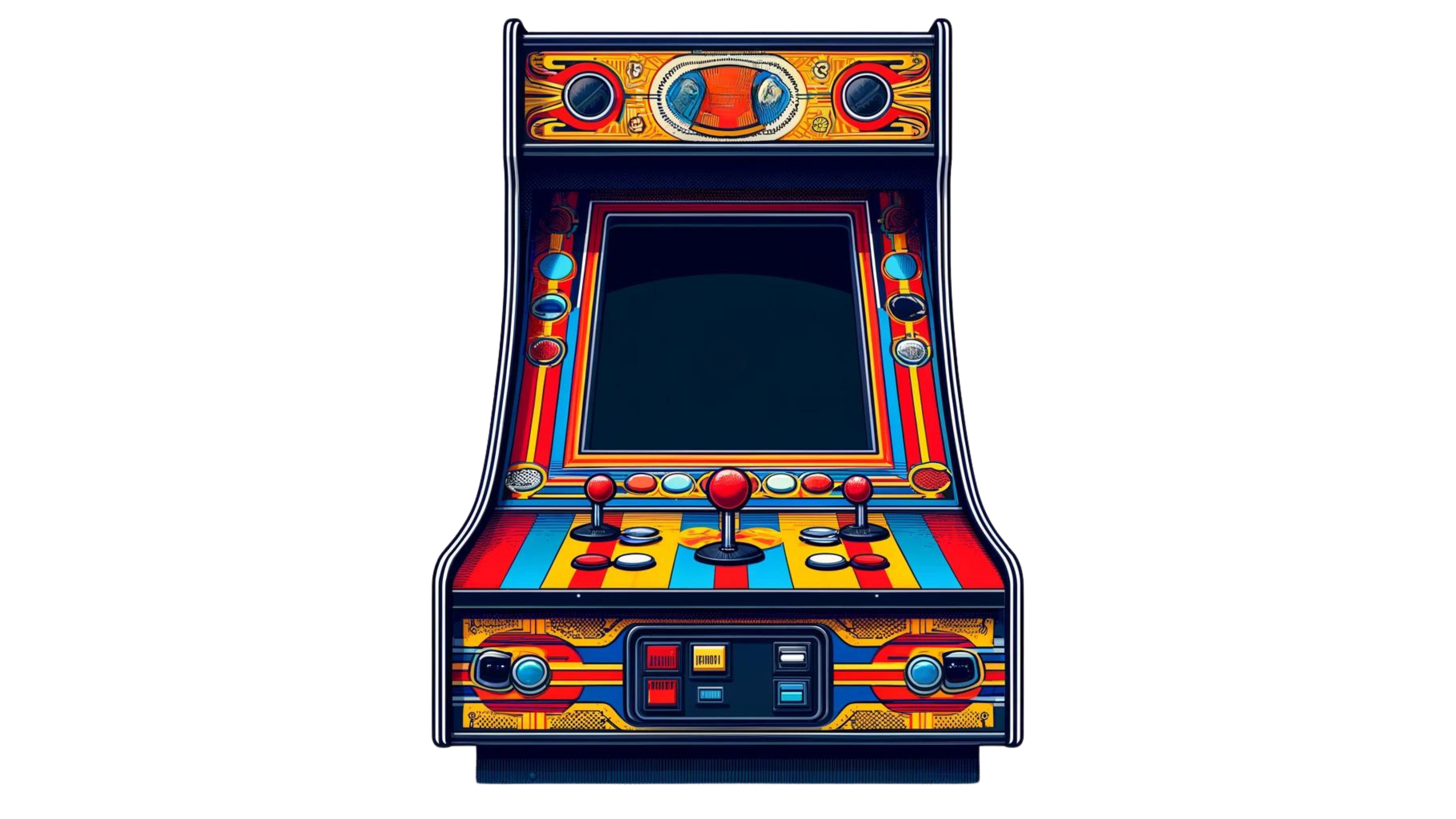 Arcade pong game machine